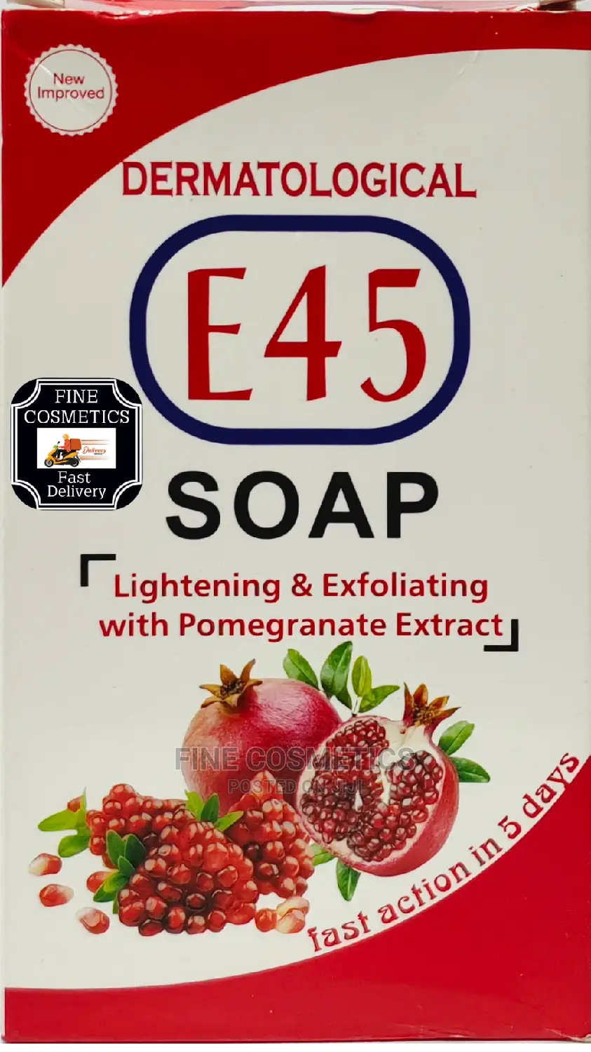 E45 Lightening and Exfoliating Pomegranate Soap