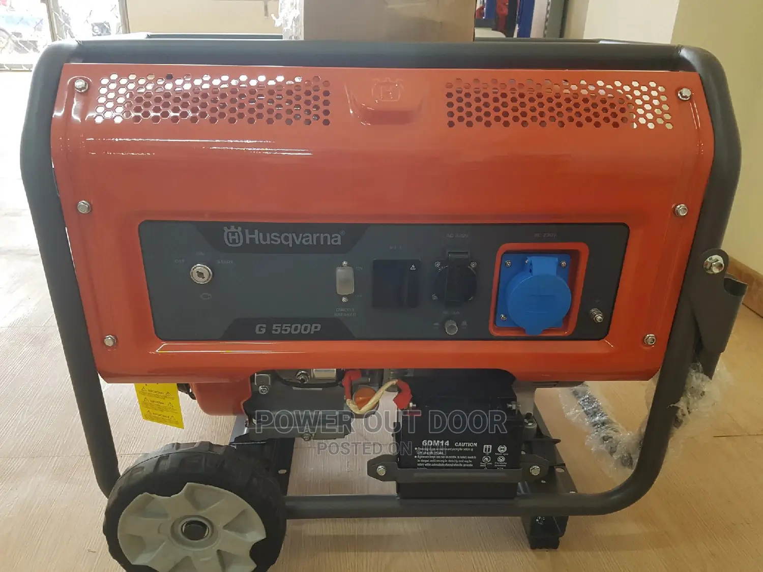6KVA HUSQVARNAR Petrol Engine