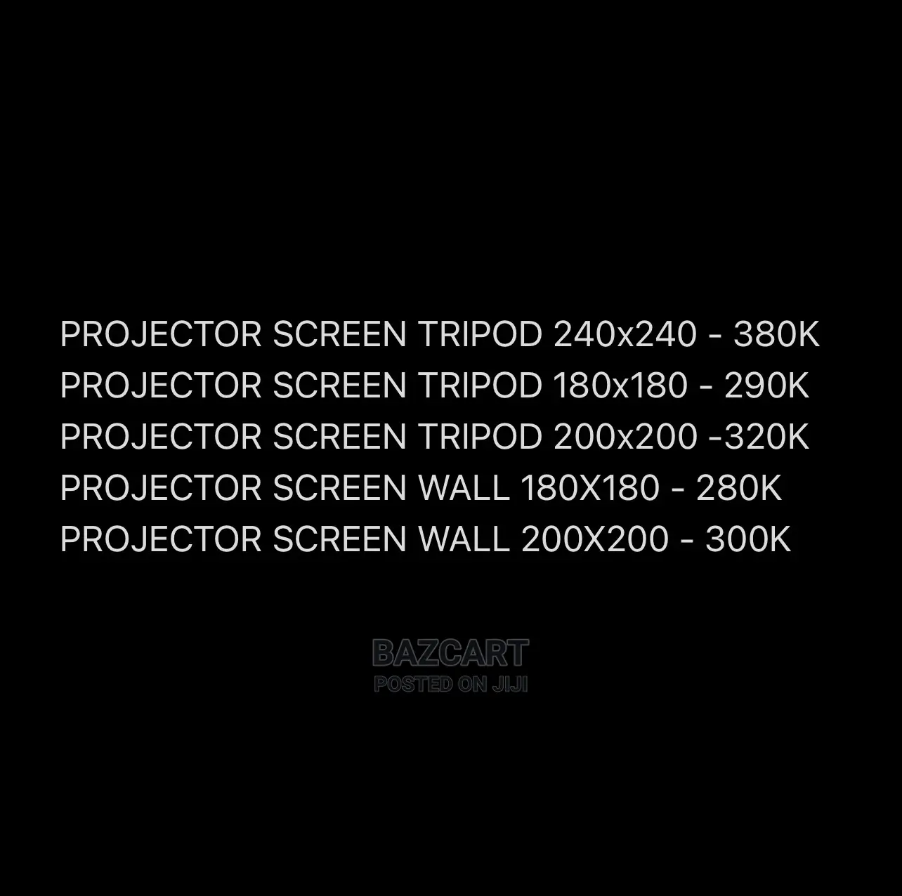 Projector Screen With Tripod