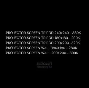 Projector Screen With Tripod
