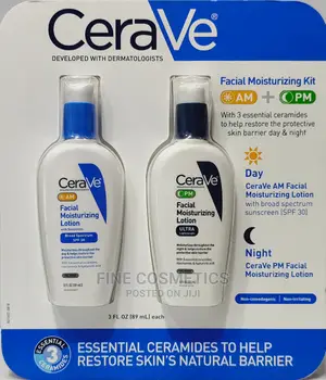 1pc Cerave PM or AM Facial Moisturizing Lotion + Hyaluronic