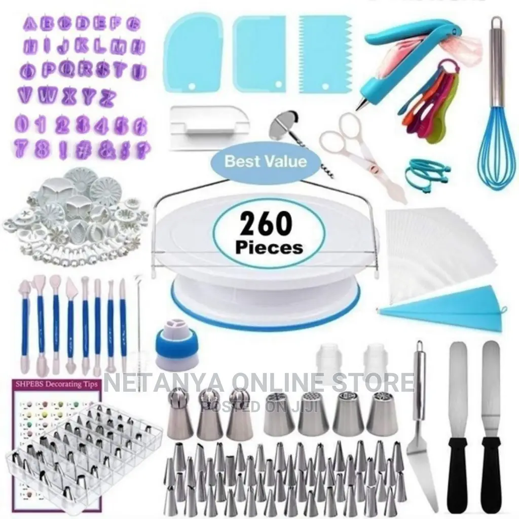 260pcs Cake Decorating Set.