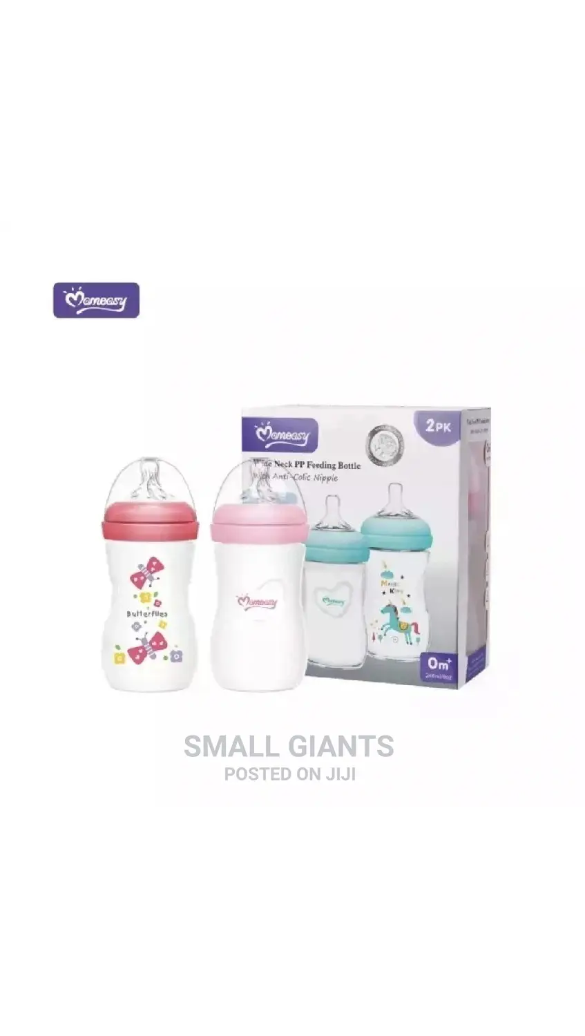 Momeasy Baby Feeding Bottles/2pcs