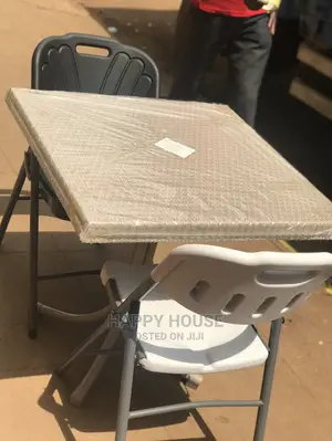 Set of Table and 2 Foldable Chairs