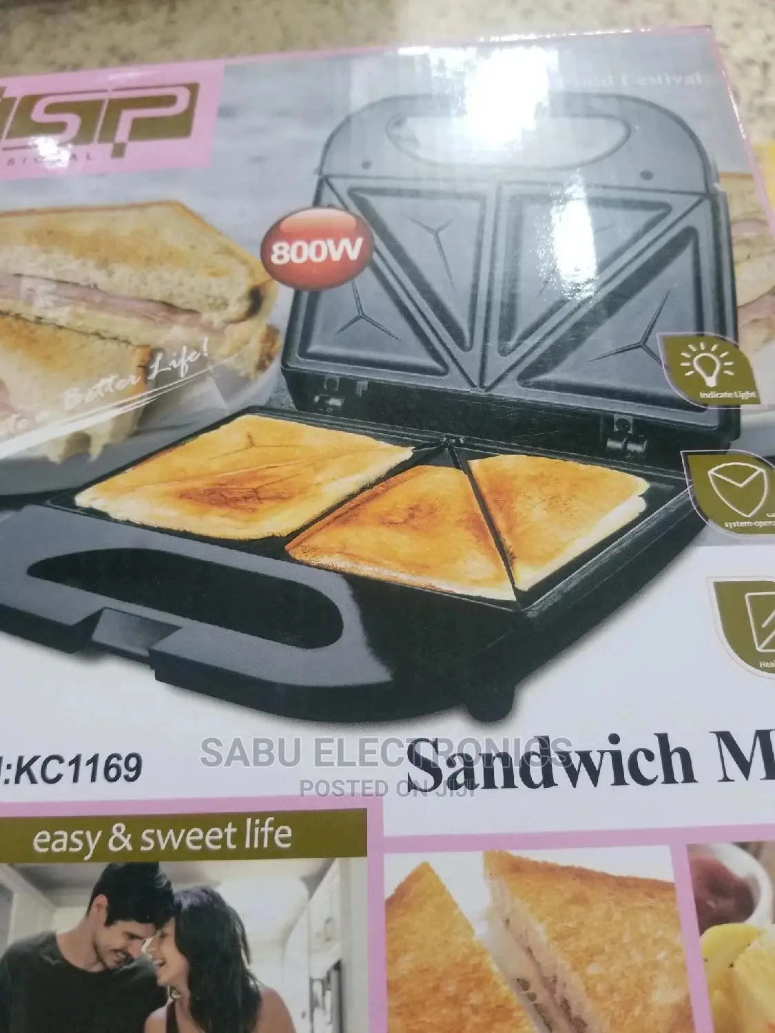 Toaster-Sandwich Maker-Double