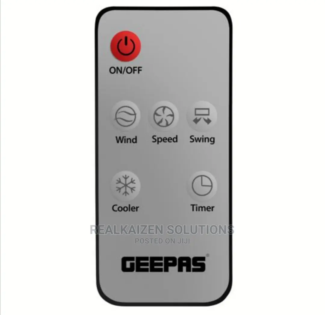 Geepas Stylish Bladeless 3 Speed Remote Control Air Cooler