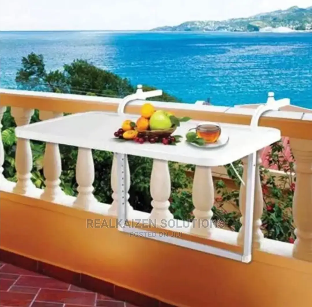 Turkey Perilla Adjustable Collapsible Hanging Balcony Table