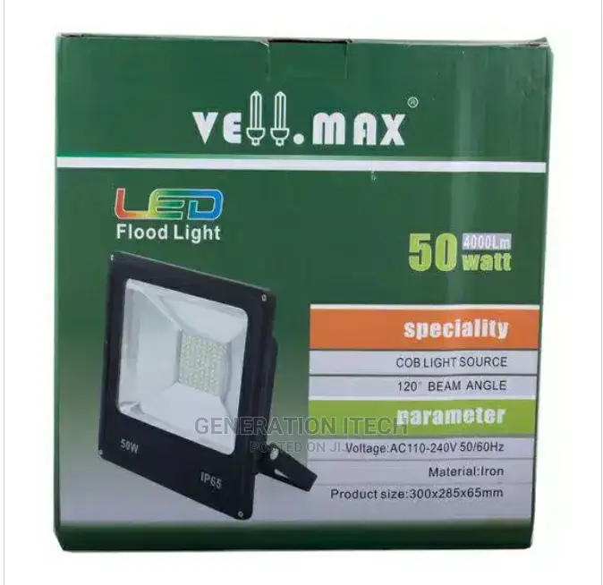Vell Max 50W LED Security Flood Light
