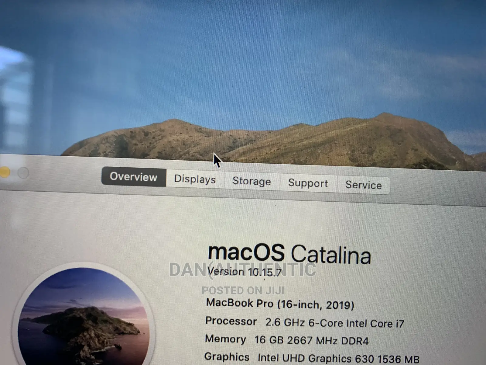Laptop Apple MacBook Pro 2019 16GB Intel Core I7 SSD 512GB