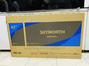 43inch Skyworth Android Smart Frameless Tv With Bluetooth