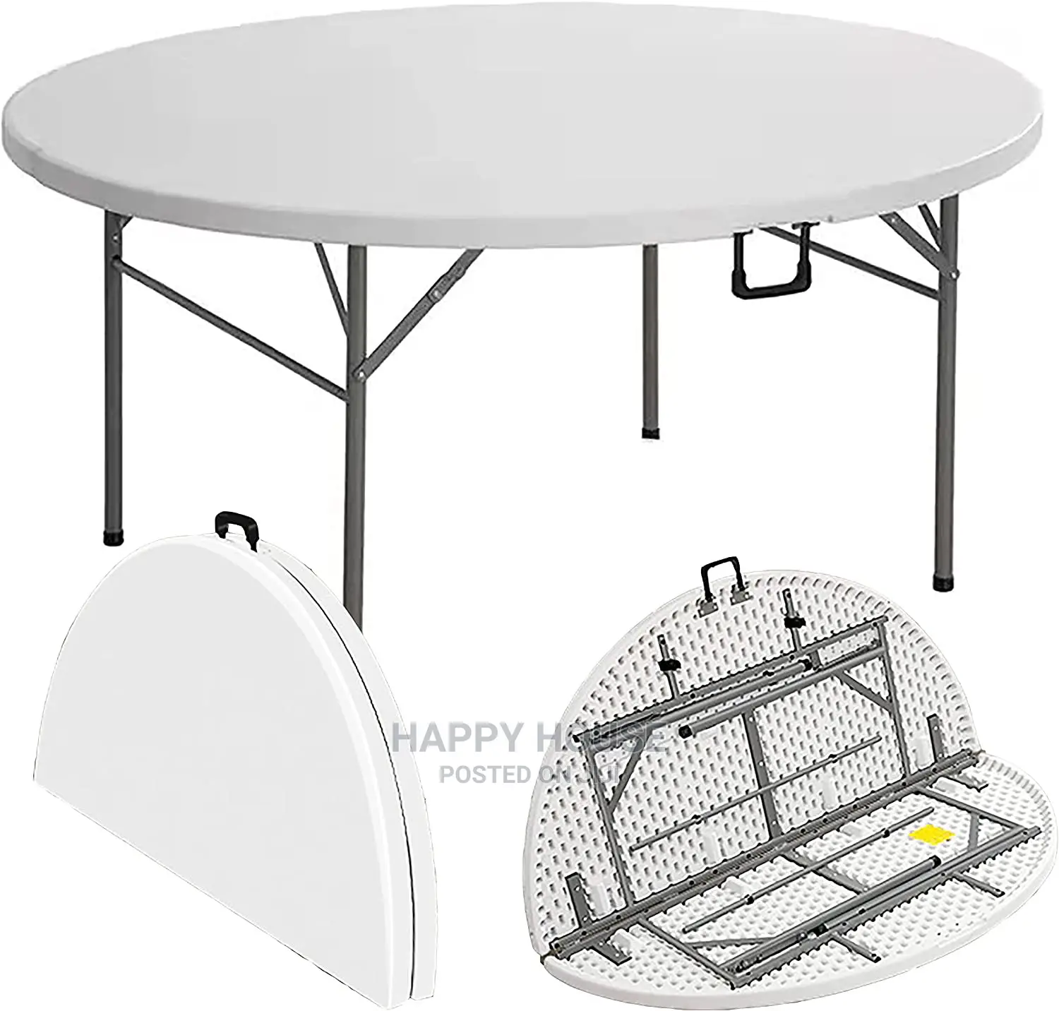Foldable Round Plastic Table (180cm)