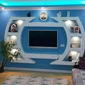 Gypsum Tv Unit Wall Professional 401