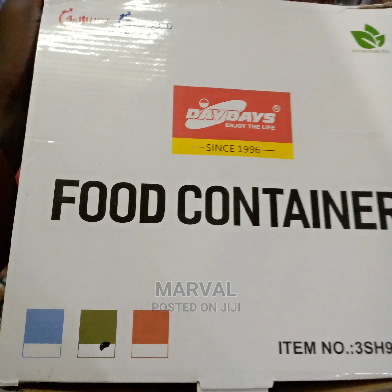 Food Container Set ( Day Days)