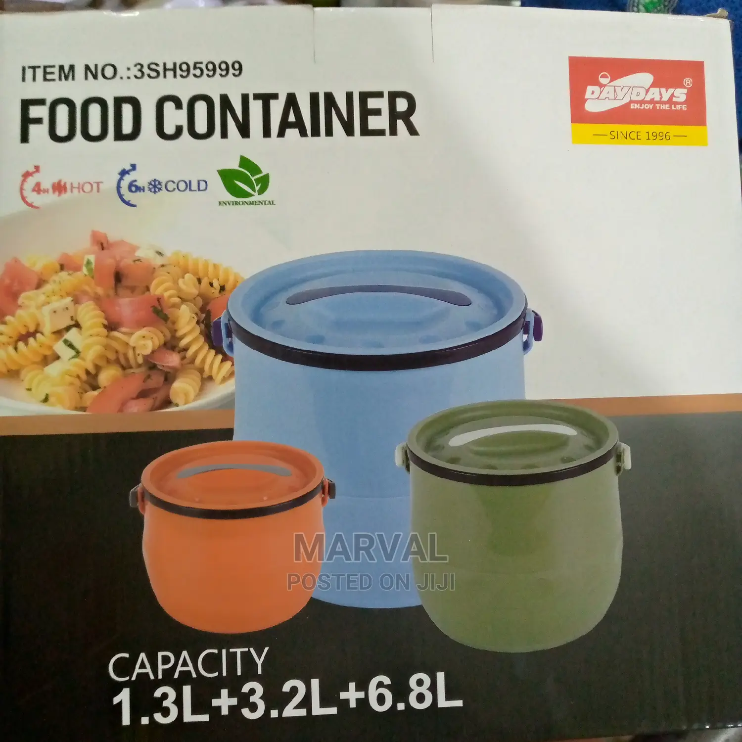 Food Container Set ( Day Days)