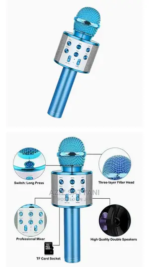 Wireless Bluetooth Karaoke Microphone,Rechargeable Kids Micr