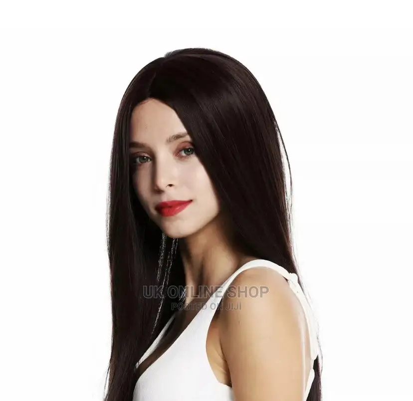 Wig Very Long Smooth Mahogany