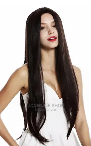 Wig Very Long Smooth Mahogany