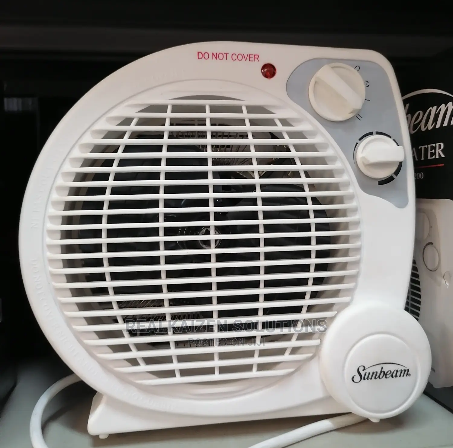 SUNBEAM White Room Fan Heater 2000w
