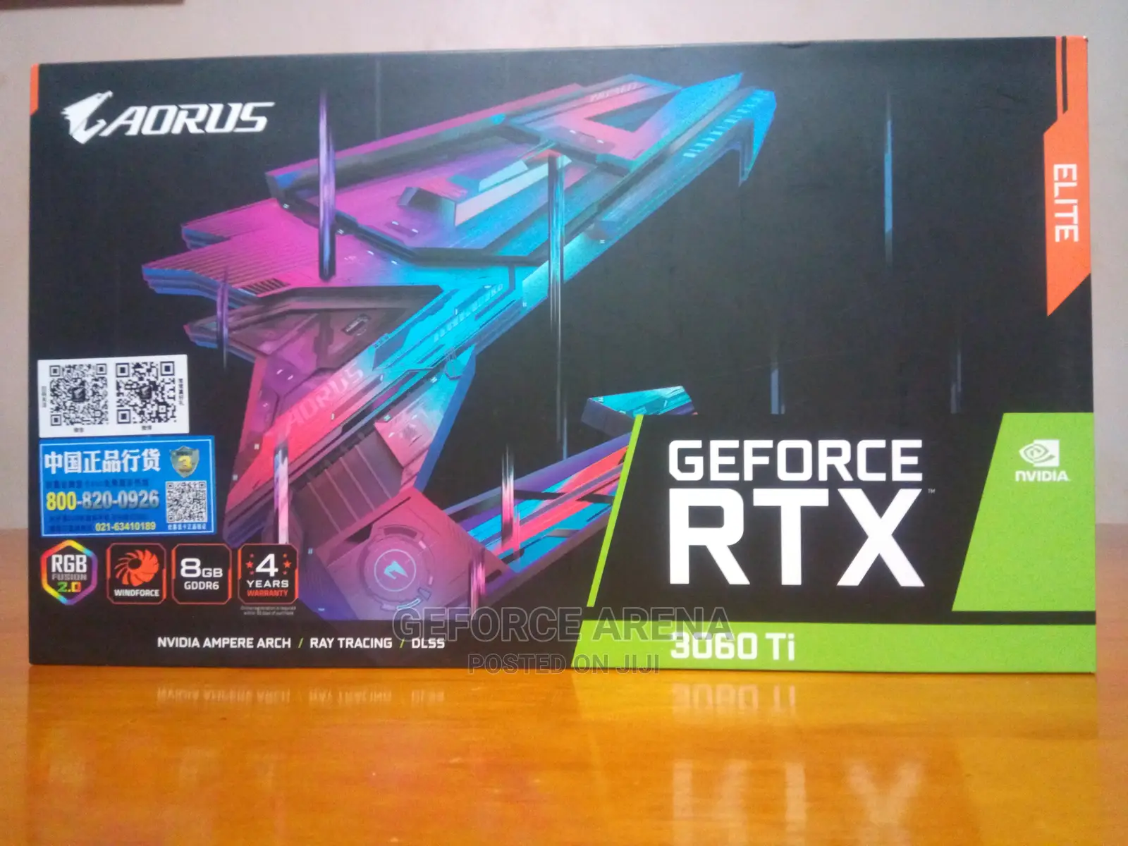 Brand New Aorus RTX 3060ti Elite 8GB