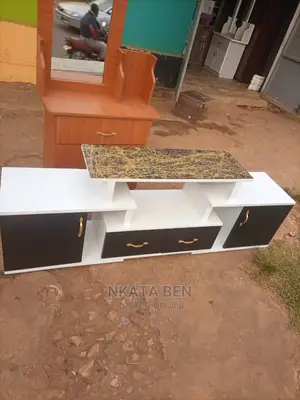 Black and White Tv Stand