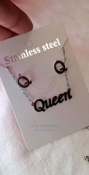 Queen Simple Stainless Steel Necklaces Available
