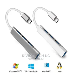Type-C to USB 3.0 USB HUB Adapter Cable 4 Ports Device