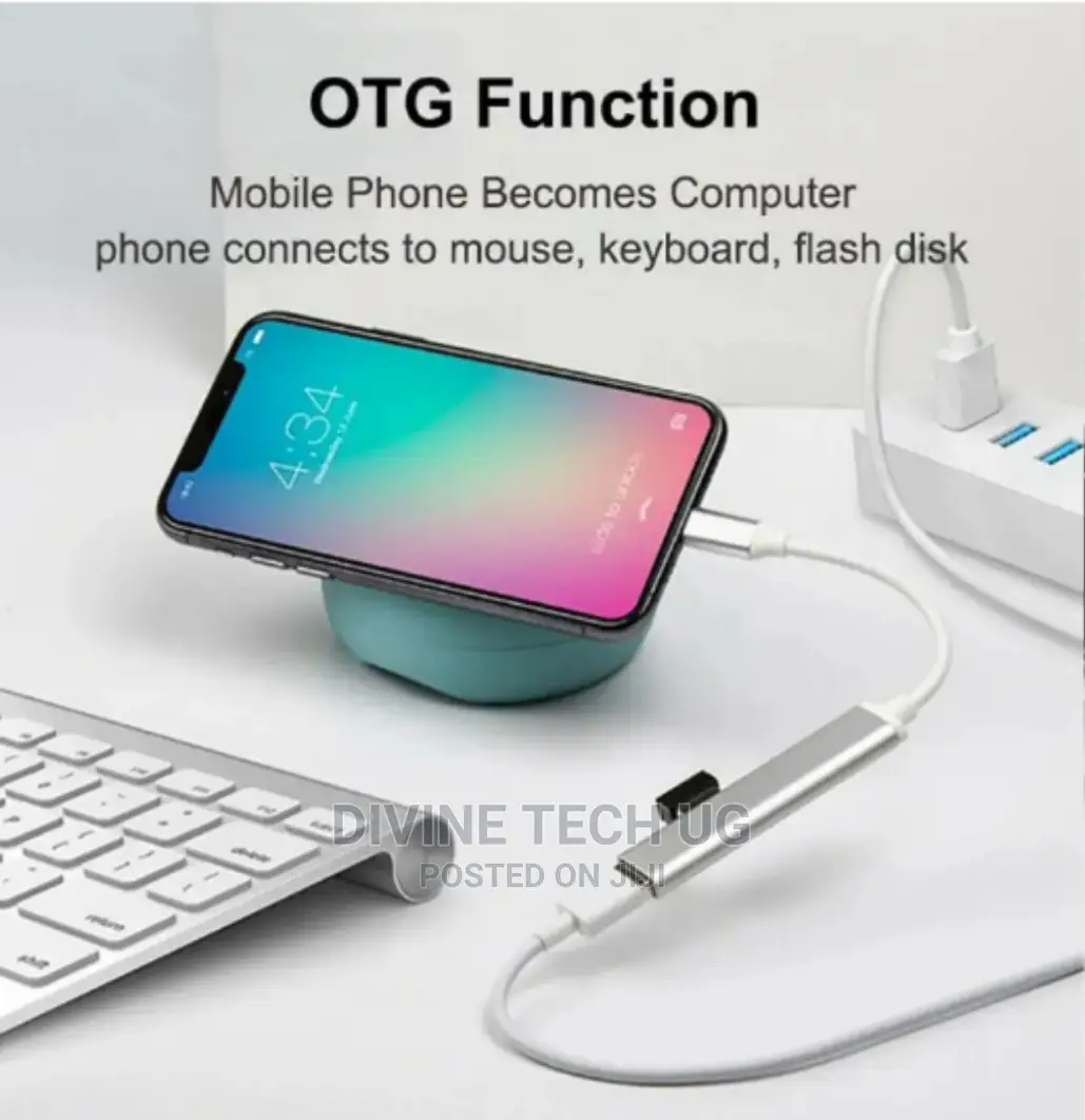 Type-C to USB 3.0 USB HUB Adapter Cable 4 Ports Device