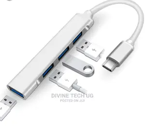Type-C to USB 3.0 USB HUB Adapter Cable 4 Ports Device