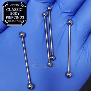 1pc 14guage Stainless Steel Industrial Barbell Body Jewelry