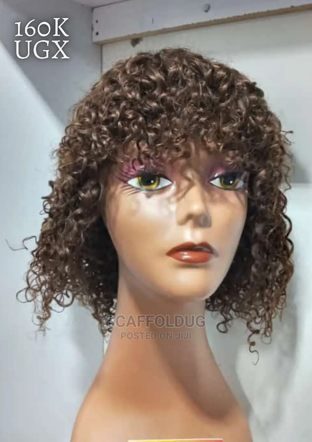 Curly Wig With Bangs