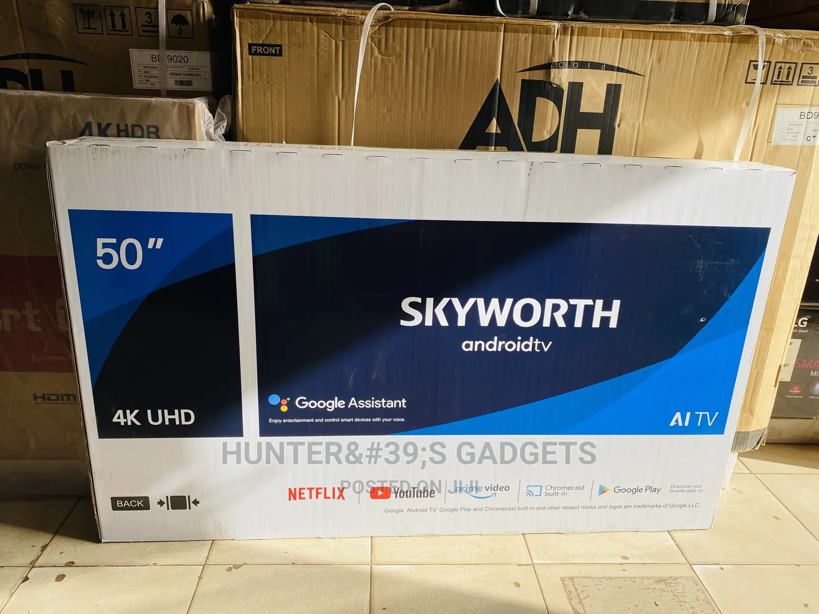 Skyworth 50 Uhd 4k Android With Bluetooth Frameless Tv