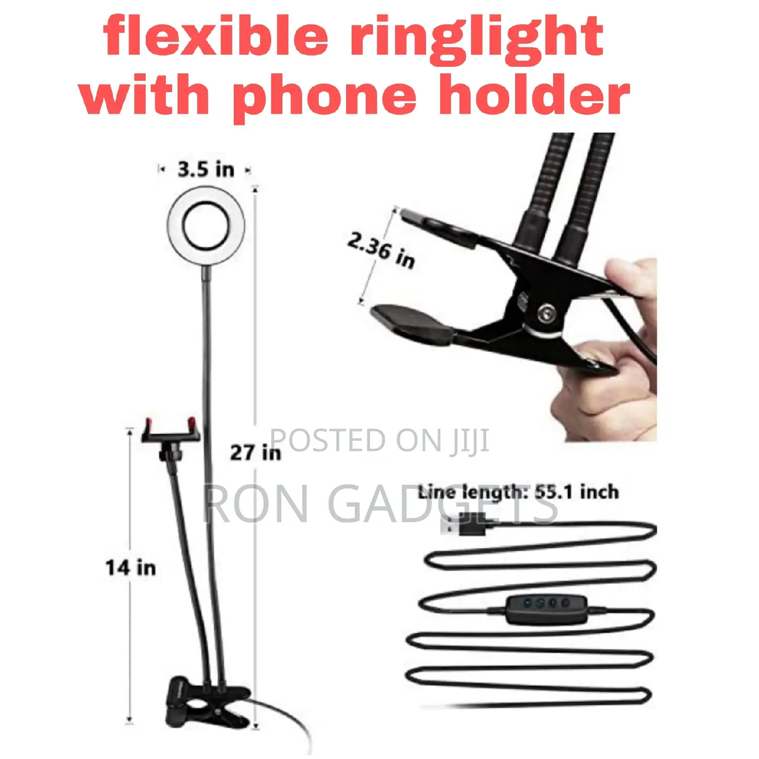 Flexible Table Ringlight