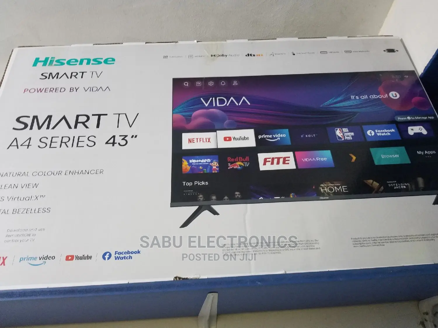 Hisense 43inch Frameless- Smart- Offer