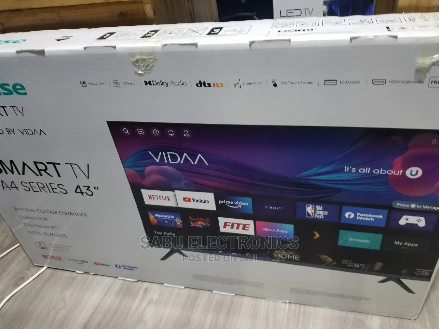 Hisense 43inch Frameless- Smart- Offer
