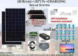 300W Solar Full Kit (All Installation Materials Inclusive)