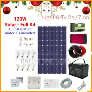 120W Solar Kit (All Installation Materials Included)