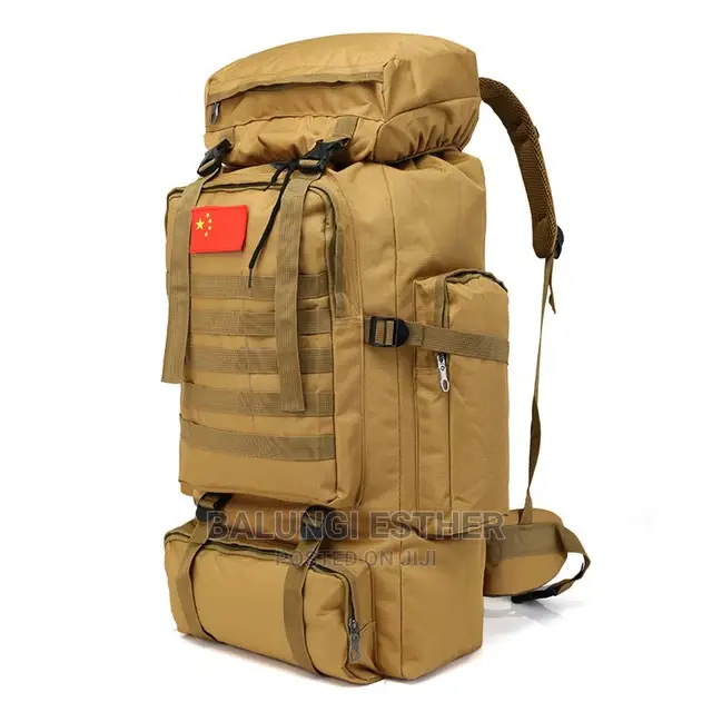 Back Pack (Khaki and Black)