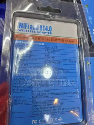 Usb Wifi and Bluetooth Adapter