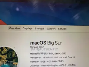 Laptop Apple MacBook Air 2015 8GB Intel Core i5 SSD 128GB