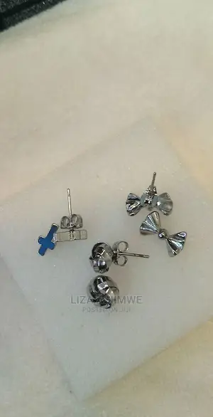 Silver Simple Earpins Available for the Ladies