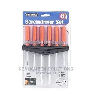 PRO TOOLS 6 Piece Screwdriver Set With Wall Mounting Rack