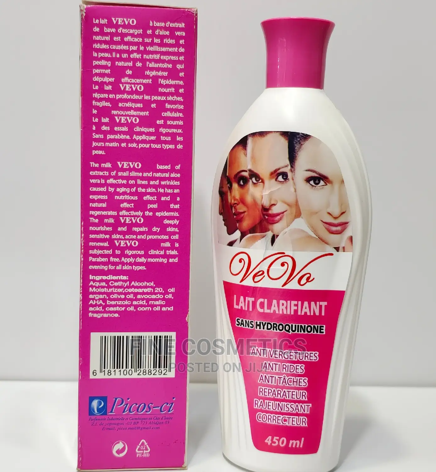 Vevo Clarifying Body Milk Lotion
