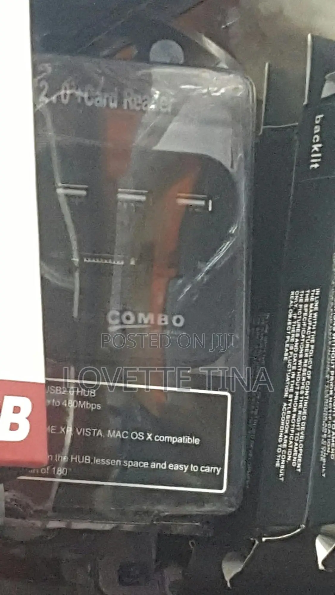 USB Hub Combo With Cardreader 2.0