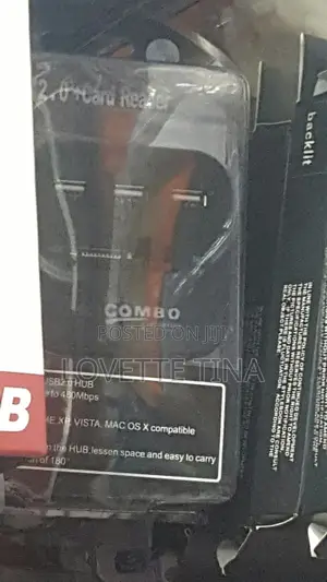USB Hub Combo With Cardreader 2.0