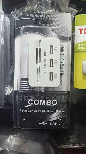 USB Hub Combo With Cardreader 2.0