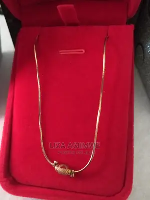 Simple Gold Necklaces Available With the Gift Box Its Self