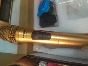 Shure Gold Wireless Microphone