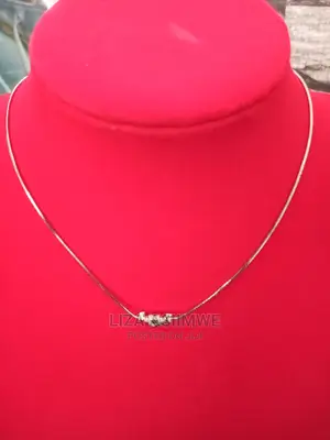 Silver Simple Necklace Available for the Ladies