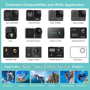 COOPIC 58-In-1 Gopro Action Camera Accessories Kit