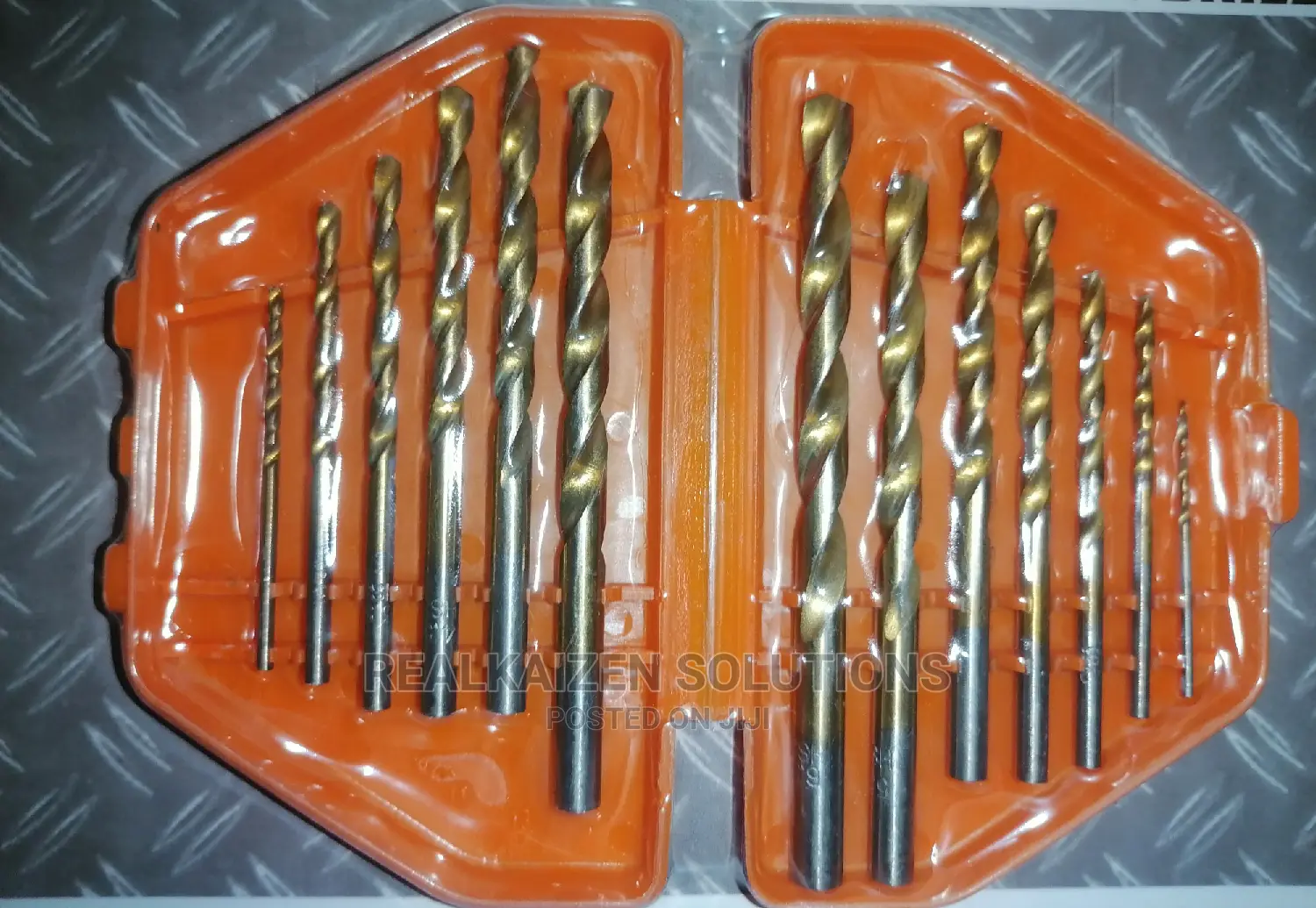 PRO TOOLS 13pc Cobalt Steel HHS Titanium Twist Drill Bit Set
